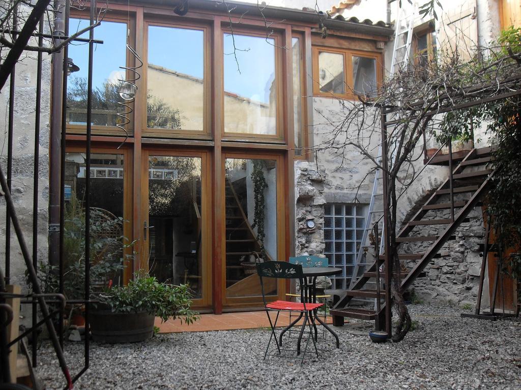 Chambre D'Hotes Les Bienvenus Lagrasse Szoba fotó
